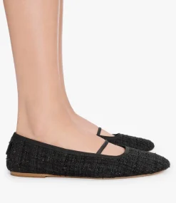 Swan ballet flats